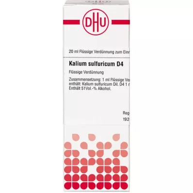 KALIUM SULFURICUM D 4 seyreltme, 20 ml