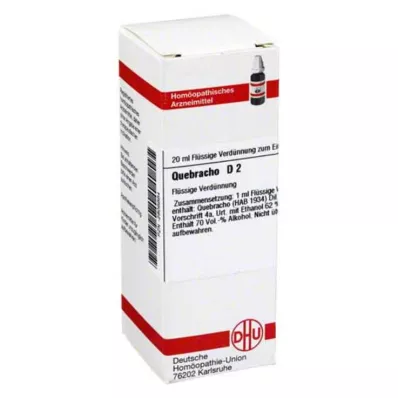 QUEBRACHO D 2 seyreltme, 20 ml QUEBRACHO D 2 seyreltme, 20 ml