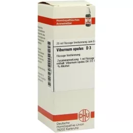 VIBURNUM OPULUS D 3 seyreltme, 20 ml