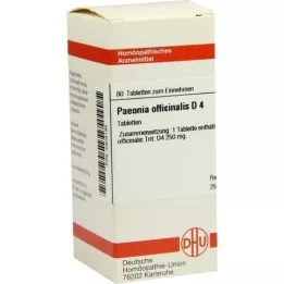 PAEONIA OFFICINALIS D 4 Tablet, 80 Kapsül