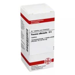 PAEONIA OFFICINALIS D 6 Tablet, 80 Kapsül