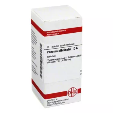 PAEONIA OFFICINALIS D 6 Tablet, 80 Kapsül PAEONIA OFFICINALIS D 6 Tablet, 80 Kapsül