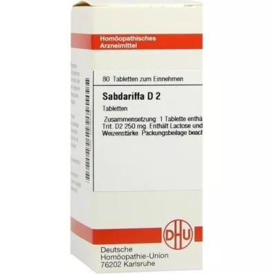 SABDARIFFA D 2 Tablet, 80 Kapsül