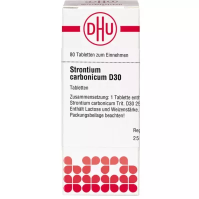 STRONTIUM CARBONICUM D 30 Tablet, 80 Kapsül