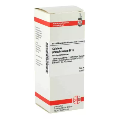 CALCIUM PHOSPHORICUM D 12 seyreltme, 50 ml CALCIUM PHOSPHORICUM D 12 seyreltme, 50 ml