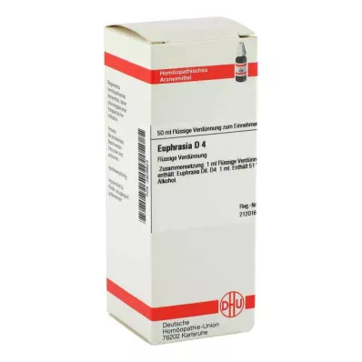 EUPHRASIA D 4 seyreltme, 50 ml EUPHRASIA D 4 seyreltme, 50 ml