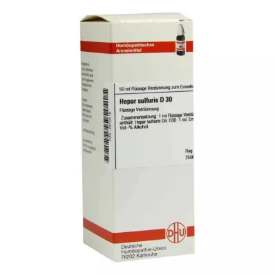 HEPAR SULFURIS D 30 seyreltme, 50 ml HEPAR SULFURIS D 30 seyreltme, 50 ml