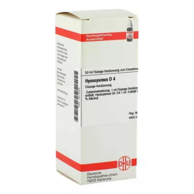 HYOSCYAMUS D 4 seyreltme, 50 ml