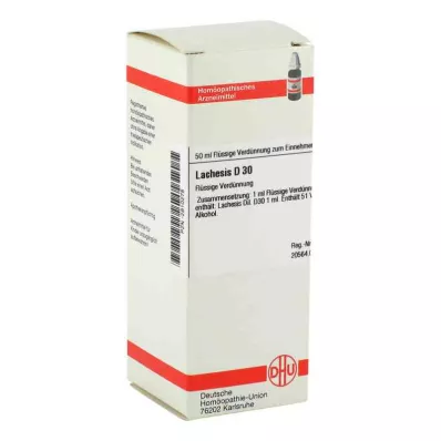 LACHESIS D 30 seyreltme, 50 ml LACHESIS D 30 seyreltme, 50 ml