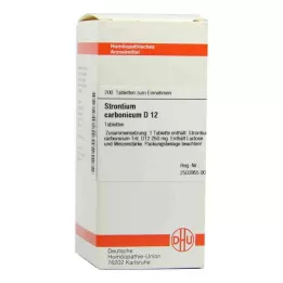 STRONTIUM CARBONICUM D 12 Tablet, 200 Kapsül