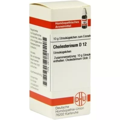 CHOLESTERINUM D 12 globül, 10 g