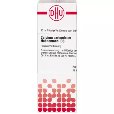 CALCIUM CARBONICUM Hahnemanni D 8 Dilüsyon, 20 ml