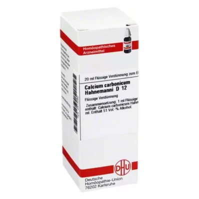 CALCIUM CARBONICUM Hahnemanni D 12 dilüsyonu, 20 ml CALCIUM CARBONICUM Hahnemanni D 12 dilüsyonu, 20 ml