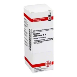 NATRIUM CHLORATUM D 6 seyreltme, 20 ml
