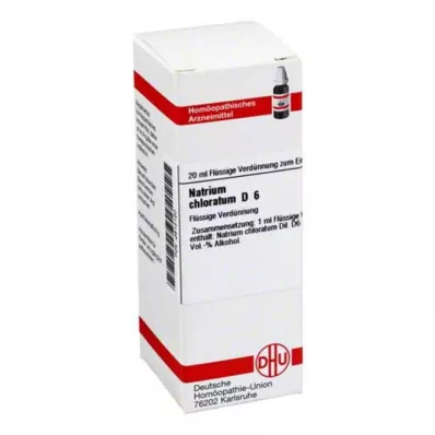 NATRIUM CHLORATUM D 6 seyreltme, 20 ml