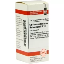 CALCIUM CARBONICUM Hahnemanni D 10 globül, 10 g