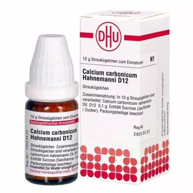 CALCIUM CARBONICUM Hahnemanni D 12 globül, 10 g CALCIUM CARBONICUM Hahnemanni D 12 globül, 10 g