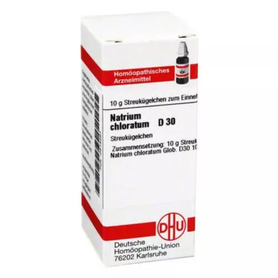 NATRIUM CHLORATUM D 30 globül, 10 g
