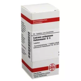 CALCIUM CARBONICUM Hahnemanni D 6 Tablet, 80 adet