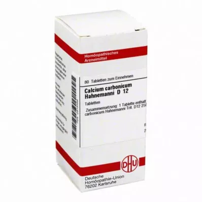 CALCIUM CARBONICUM Hahnemanni D 12 Tablet, 80 adet CALCIUM CARBONICUM Hahnemanni D 12 Tablet, 80 adet
