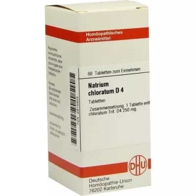 NATRIUM CHLORATUM D 4 Tablet, 80 Kapsül