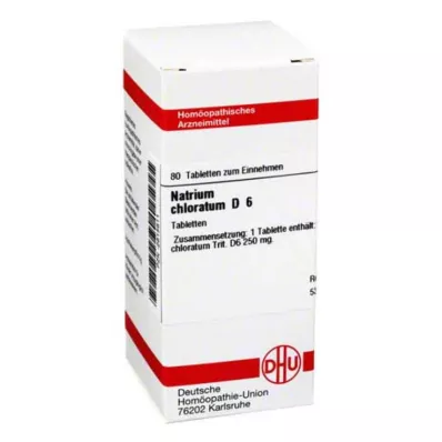 NATRIUM CHLORATUM D 6 Tablet, 80 Kapsül NATRIUM CHLORATUM D 6 Tablet, 80 Kapsül