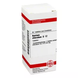 NATRIUM CHLORATUM D 12 Tablet, 80 Kapsül