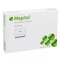 MEPITEL Silikon örgü sargı 5x7 cm steril, 5 adet