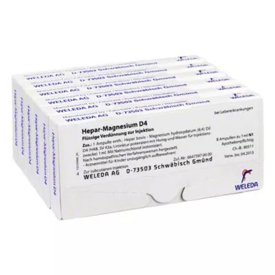 HEPAR MAGNESIUM D 4 ampul, 48X1 ml