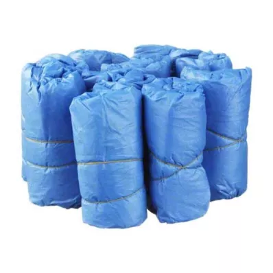 ÜBERSCHUHE Tek kullanımlık plastik mavi, 100 adet ÜBERSCHUHE Tek kullanımlık plastik mavi, 100 adet