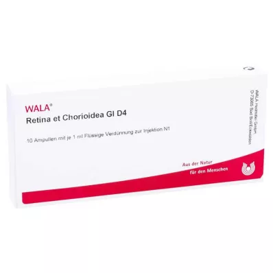 RETINA ET Chorioidea GL D 4 ampul, 10X1 ml RETINA ET Chorioidea GL D 4 ampul, 10X1 ml