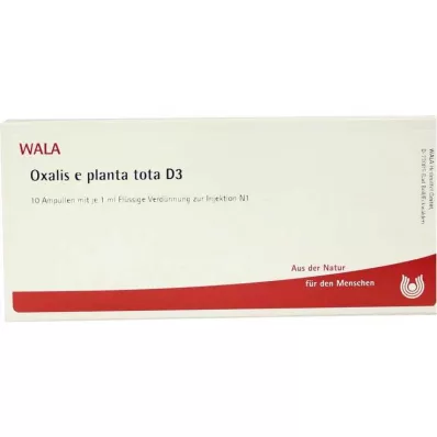 OXALIS E planta tota D 3 ampul, 10X1 ml
