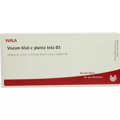 VISCUM MALI e planta tota D 3 ampul, 10X1 ml VISCUM MALI e planta tota D 3 ampul, 10X1 ml