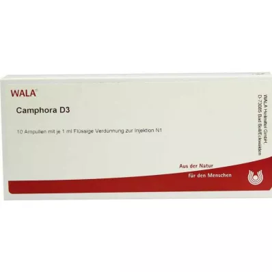 CAMPHORA D 3 ampul, 10X1 ml CAMPHORA D 3 ampul, 10X1 ml