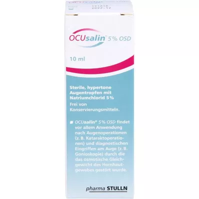 OCUSALIN %5 OSD Göz damlası, 1X10 ml