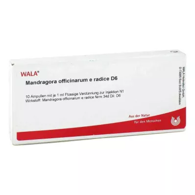 MANDRAGORA OFFICINARIUM e radice D 6 ampul, 10X1 ml MANDRAGORA OFFICINARIUM e radice D 6 ampul, 10X1 ml