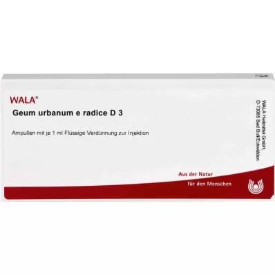 GEUM URBANUM E RADICE D 3 ampul, 10X1 ml GEUM URBANUM E RADICE D 3 ampul, 10X1 ml