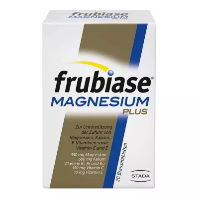 FRUBIASE MAGNESIUM Plus efervesan tabletler, 20 adet FRUBIASE MAGNESIUM Plus efervesan tabletler, 20 adet