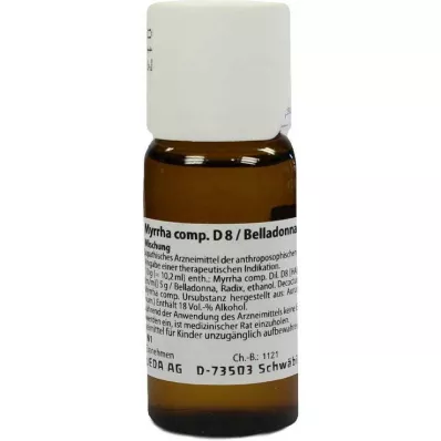 MYRRHA comp.D 8/Belladonna Radix D 10 aa karışımı, 50 ml MYRRHA comp.D 8/Belladonna Radix D 10 aa karışımı, 50 ml