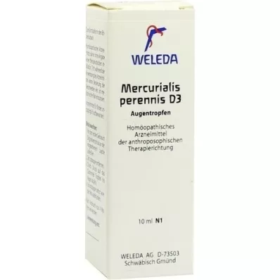 MERCURIALIS PERENNIS D 3 göz damlası, 10 ml