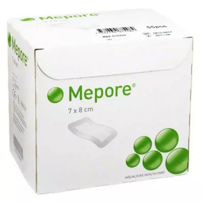MEPORE Yara sargısı steril 7x8 cm, 55 adet