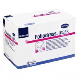 FOLIODRESS Maske Comfort mükemmel yeşil OP-Maskeler, 50 adet