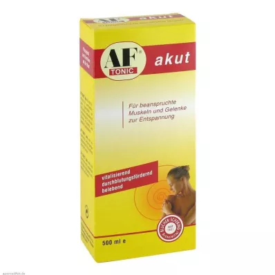 AF TONIC akut sıvı, 500 ml AF TONIC akut sıvı, 500 ml