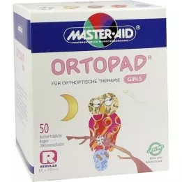 ORTOPAD kızlar için normal göz kapama flasterleri, 50 adet