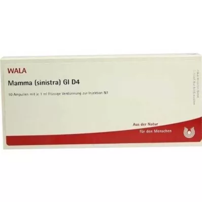 MAMMA SINISTRA GL D 4 ampul, 10X1 ml MAMMA SINISTRA GL D 4 ampul, 10X1 ml
