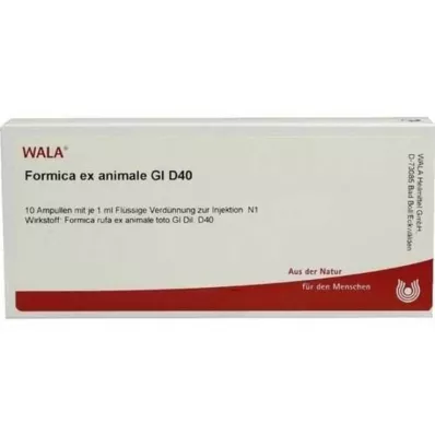 FORMICA EX animale GL D 40 ampul, 10X1 ml FORMICA EX animale GL D 40 ampul, 10X1 ml