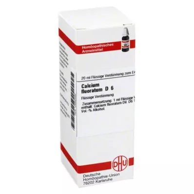 CALCIUM FLUORATUM D 6 seyreltme, 20 ml