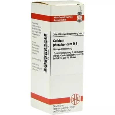CALCIUM PHOSPHORICUM D 6 seyreltme, 20 ml