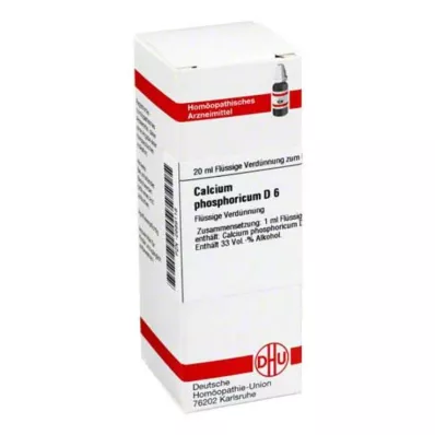 CALCIUM PHOSPHORICUM D 6 seyreltme, 20 ml