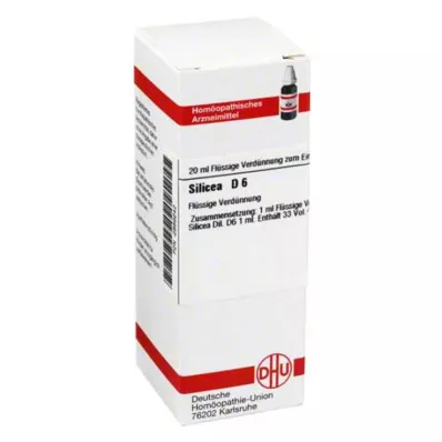 SILICEA D 6 seyreltme, 20 ml